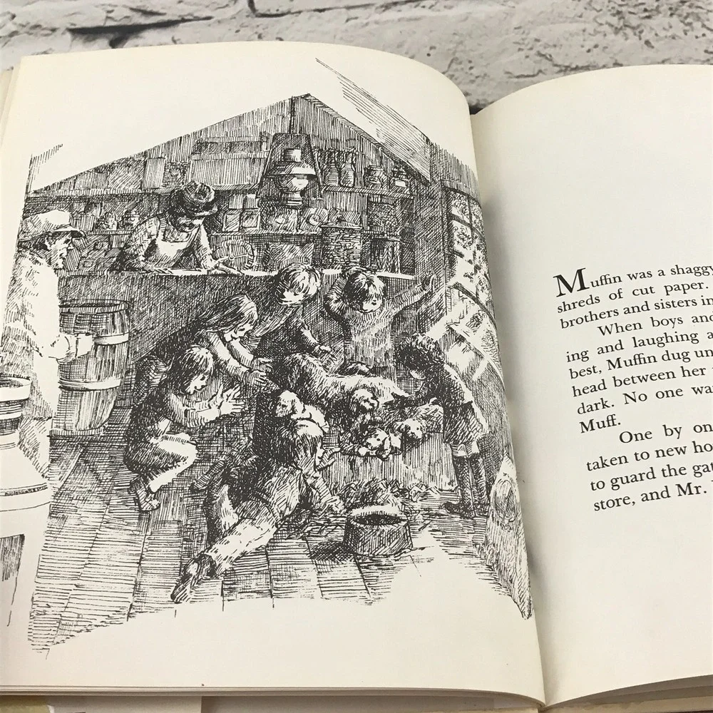 Muffin Judith Gwyn Brown Hardcover Dustjacket 1973 Puppy Dog‎
